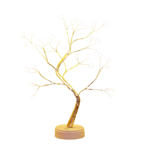 La lampe arbre lumineux style 1 sur fond blanc