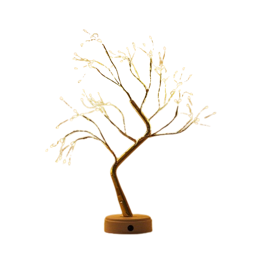 La lampe arbre lumineux style 2 sur fond blanc