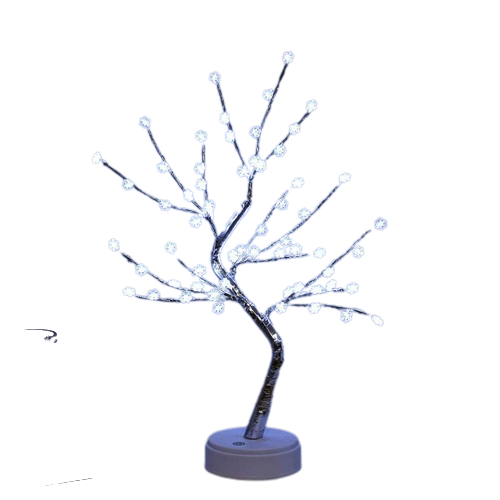 La lampe arbre lumineux style 1 sur fond blanc