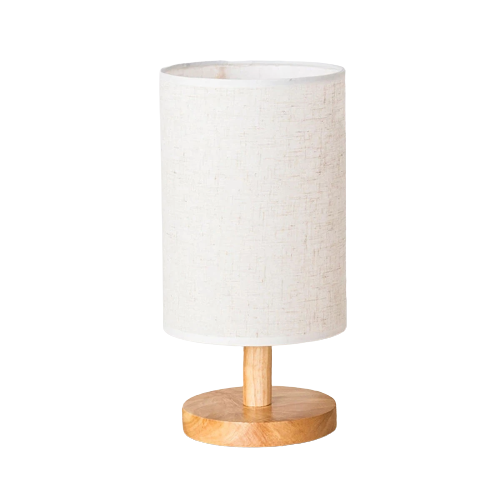 La lampe scandinave sur pied vu de face sur fond blanc, dans le style uni 